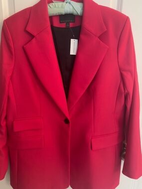 NWT Banana Republic LIDO SCULPTED ITALIAN WOOL BLAZER  Long fit. Size 16